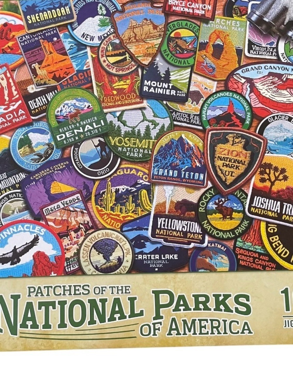 Master Pieces National Parks Patch Collection Jigsaw Puzzle 1000 Pieces